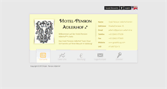 Desktop Screenshot of pension-adlerhof.at