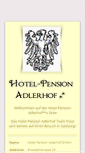 Mobile Screenshot of pension-adlerhof.at